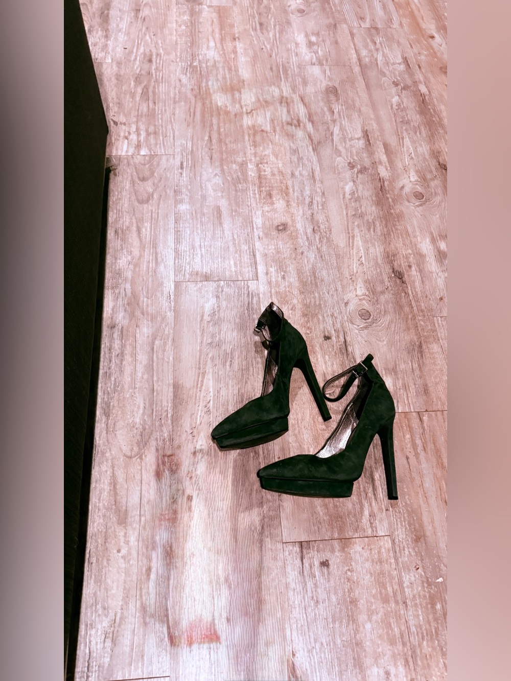 JefferyCampbell  Emerald Green Suede Pump
